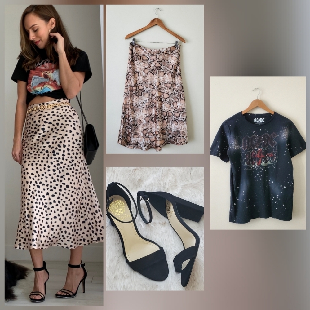 Catherine Malandrino Animal Print Skirt